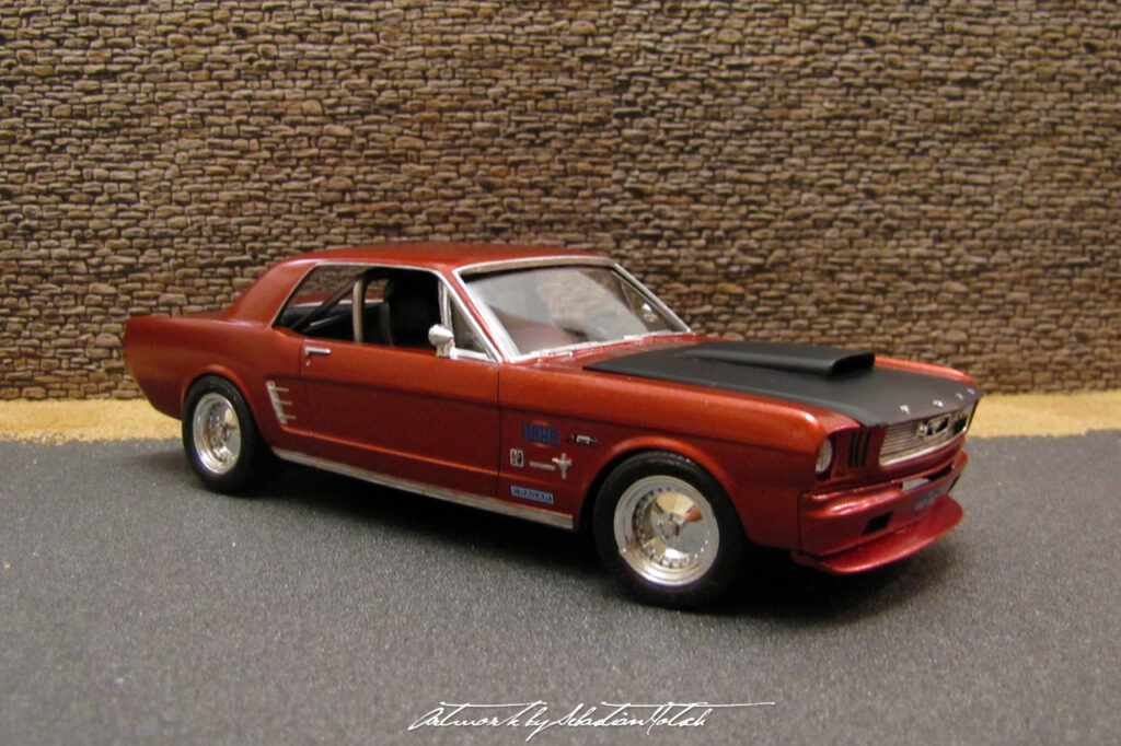 1966 Ford Mustang Hardtop Coupe Scale Model by Sebastian Motsch
