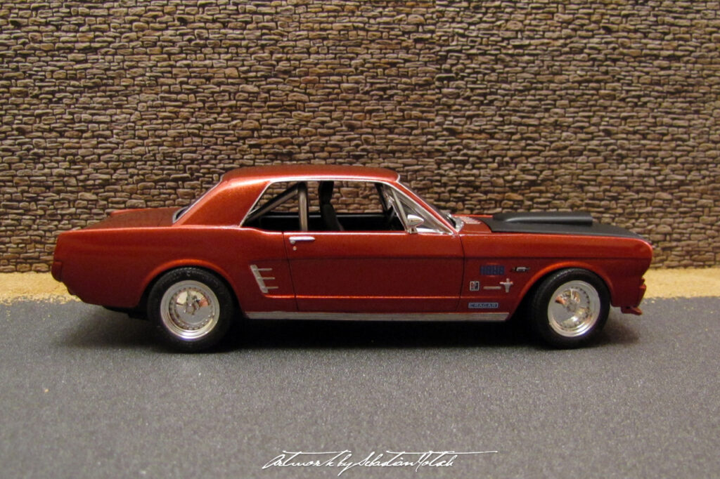 1966 Ford Mustang Hardtop Coupe Scale Model by Sebastian Motsch