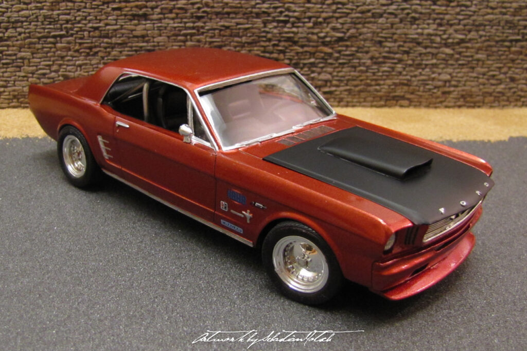 1966 Ford Mustang Hardtop Coupe Scale Model by Sebastian Motsch