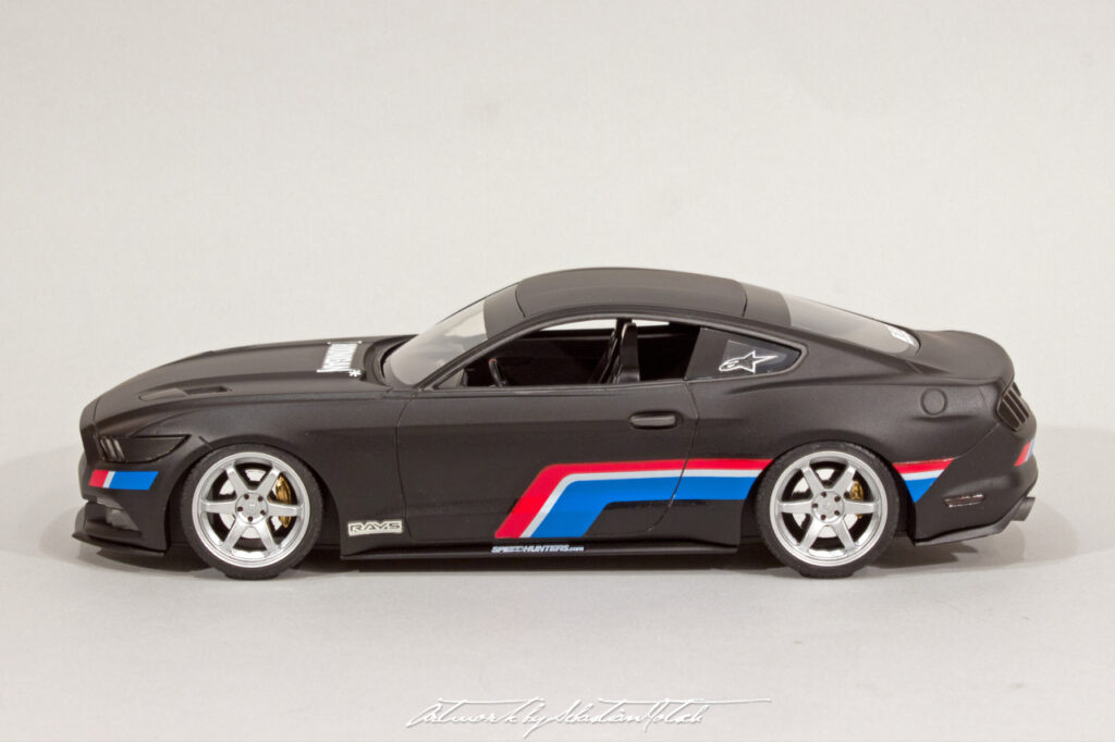 2015 Ford Mustang GT TE37 Scale Model by Sebastian Motsch