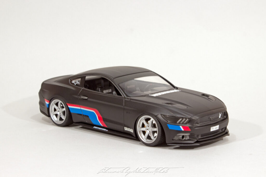 2015 Ford Mustang GT TE37 Scale Model by Sebastian Motsch