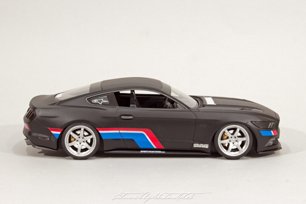 2015 Ford Mustang GT TE37 Scale Model by Sebastian Motsch