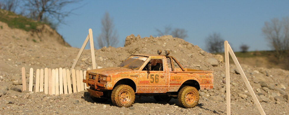 Nissan Datsun Hardbody 4x4 Scale Model by Sebastian Motsch