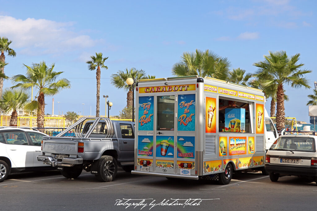 Toyota Hilux 4x4 and Canter Ice Cream Van Malta Drive-by Snapshots by Sebastian Motsch
