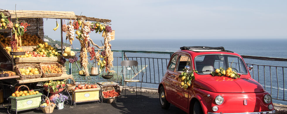FIAT 500 Rosso Costa Amalfitana Italia Drive-by Snapshots by Sebastian Motsch 01