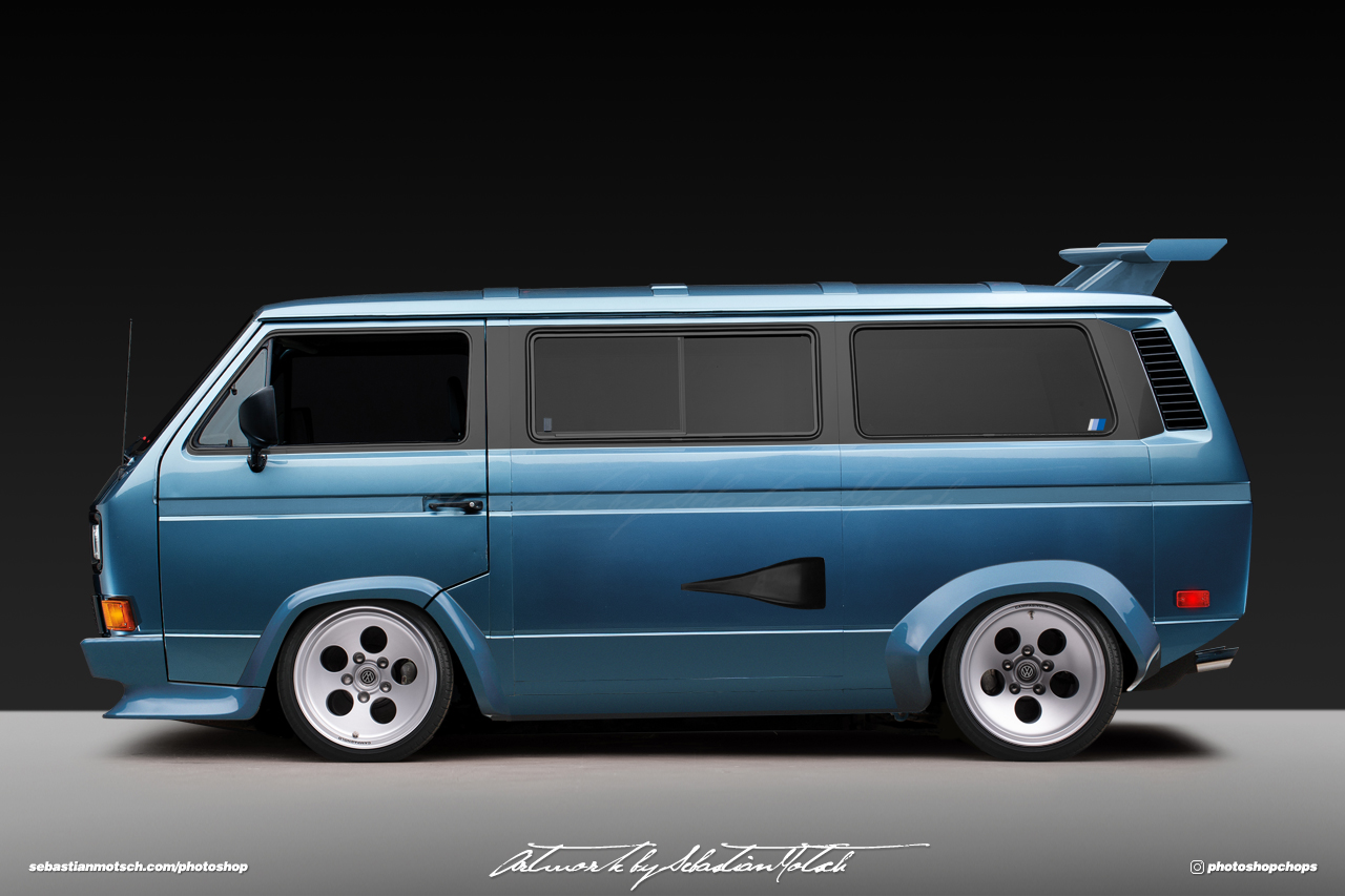 Volkswagen T3 Countach 5000QV Photoshop by Sebastian Motsch