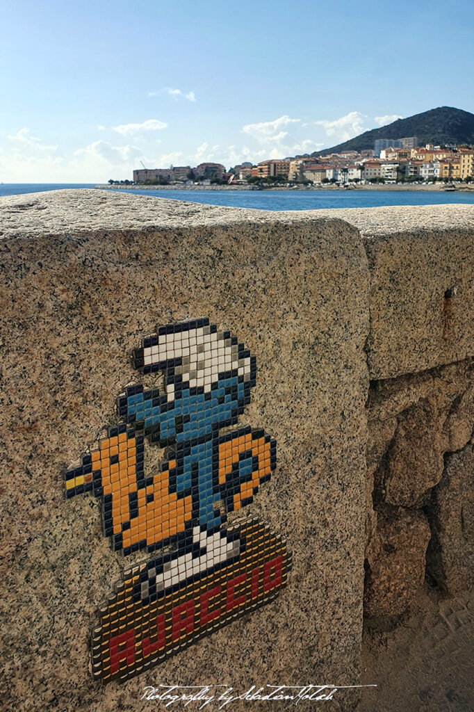 Corsica Ajaccio Street Art Smurf Photography by Sebastian Motsch