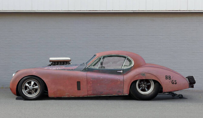 Jaguar XK120 Bonneville LSR Photoshop by Sebastian Motsch