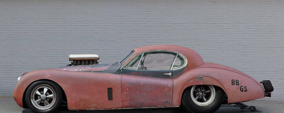 Jaguar XK120 Bonneville LSR Photoshop by Sebastian Motsch