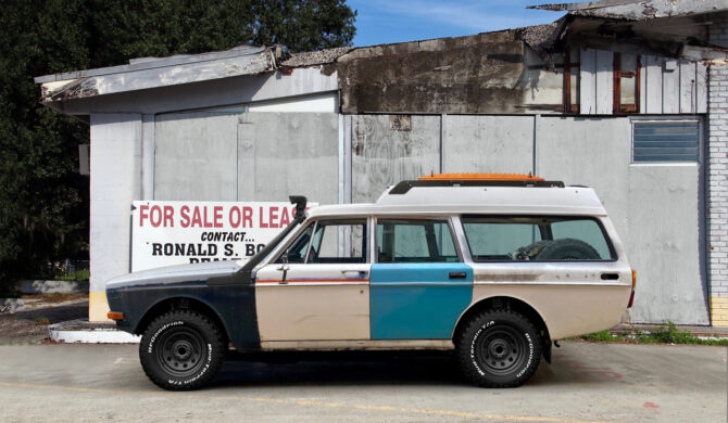 Volvo 145 Lifted Wagon Photoshop Chops by Sebastian Motsch