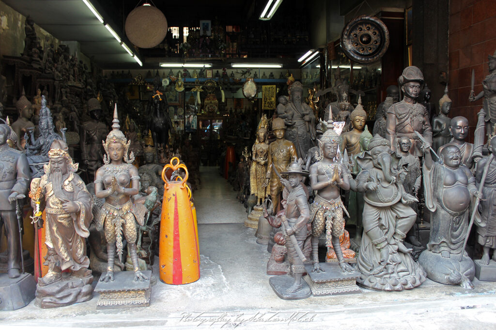 Figurines in Bangkok Thailand Photography by Sebastian Motsch