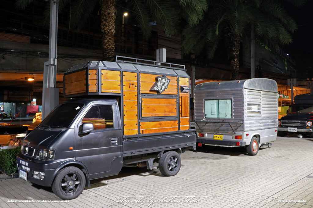 Food Trucks in Bangkok Drive-by Snapshots by Sebastian Motsch