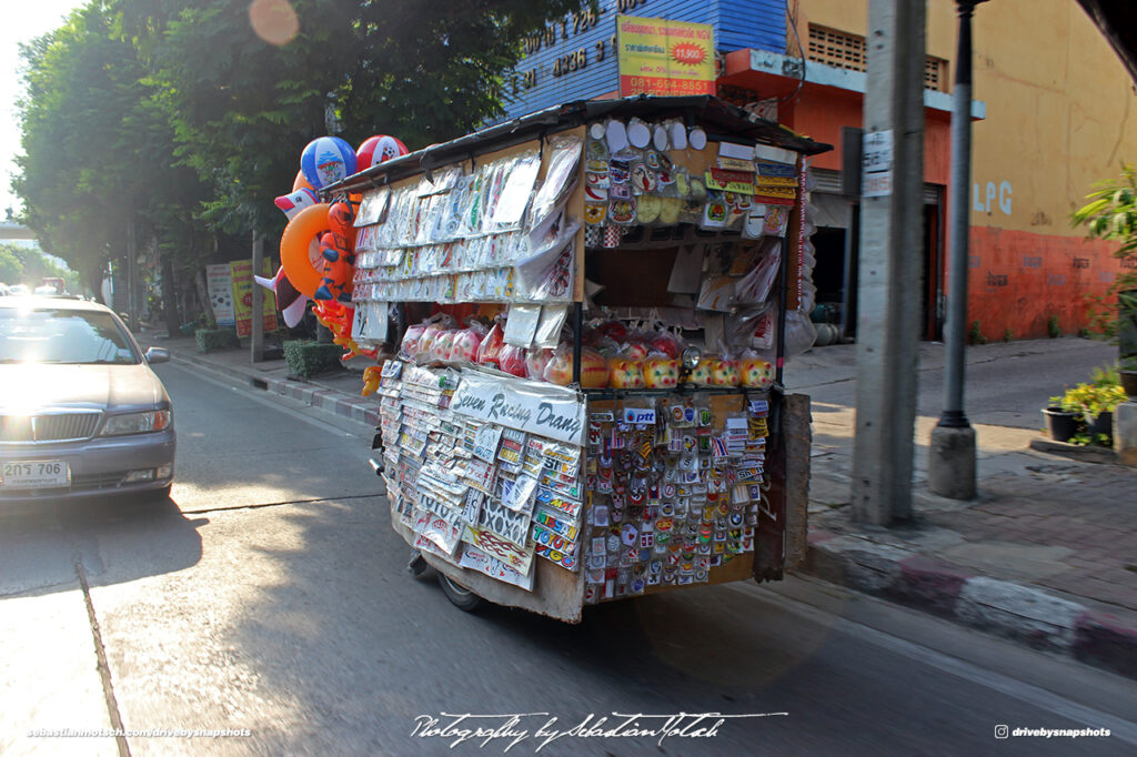 Thailand Bangkok Scooter Vending Stall Drive-by Snapshots by Sebastian Motsch