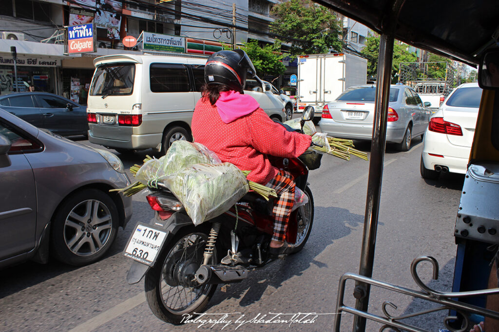 Thailand Bangkok Scooter in Traffic Drive-by Snapshots by Sebastian Motsch