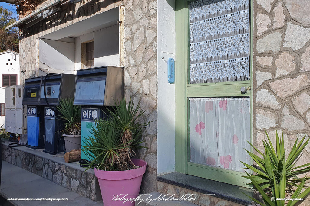 Abandoned Petrol Station Corsica Drive-by Snapshots by Sebastian Motsch