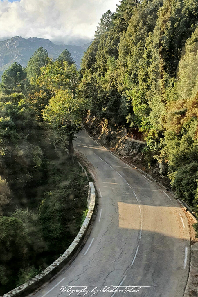 Corsica Ajaccio to Corte Photography by Sebastian Motsch