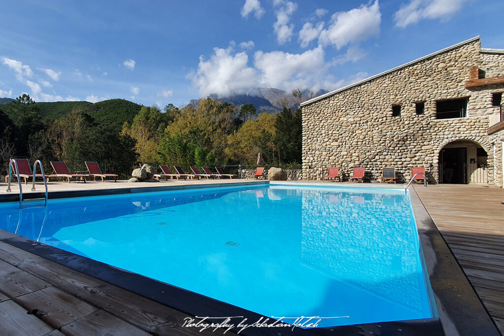 Corsica Venaco Hotel e Caselle Pool Photo by Sebastian Motsch