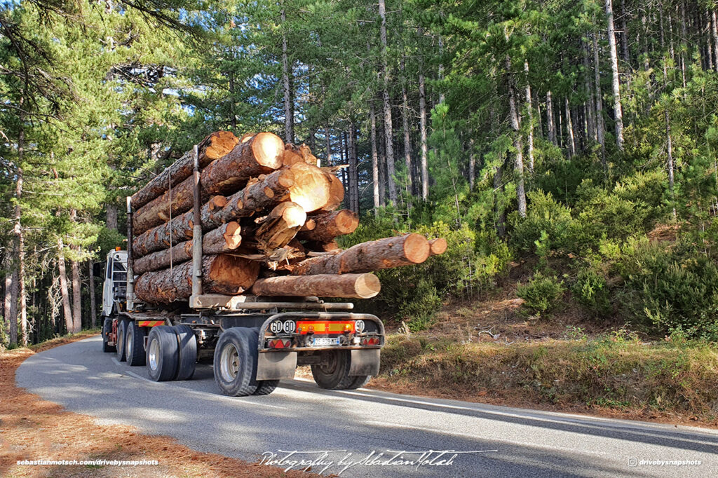 Logging Truck Corsica Drive-by Snapshots by Sebastian Motsch