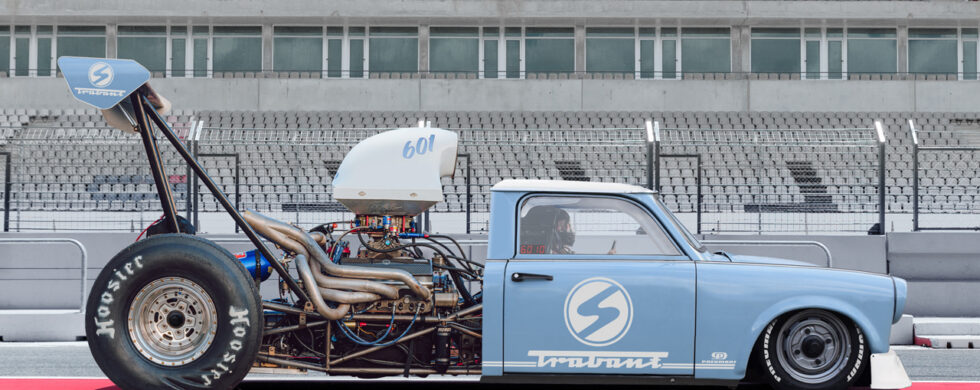 Trabant 601S V8 Super Pro ET Dragster Photoshop by Sebastian Motsch