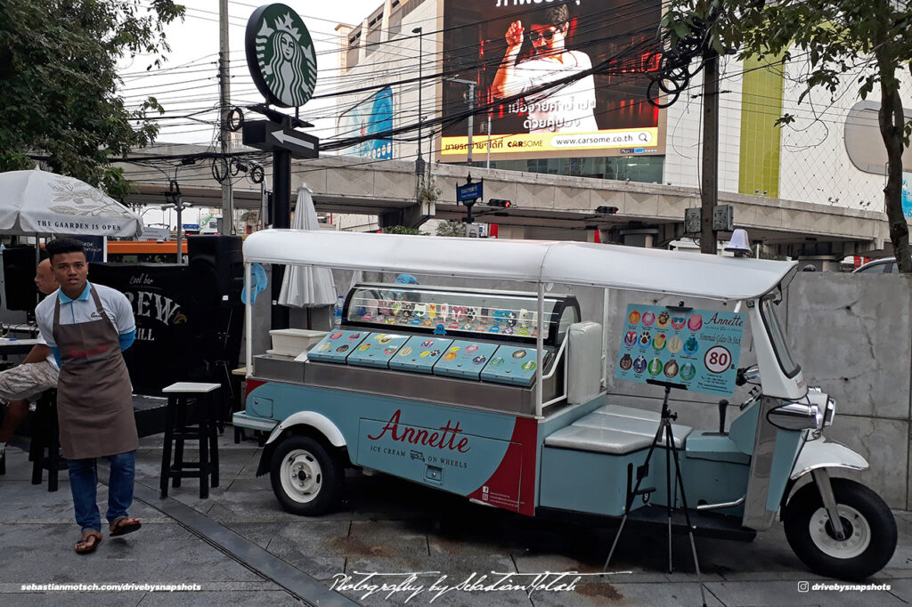 Tuk-tuk Ice-Cream Truck Bangkok Drive-by Snapshots by Sebastian Motsch