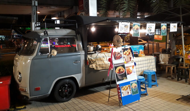 Volkswagen T2a Food Truck Bangkok Drive-by Snapshots by Sebastian Motsch