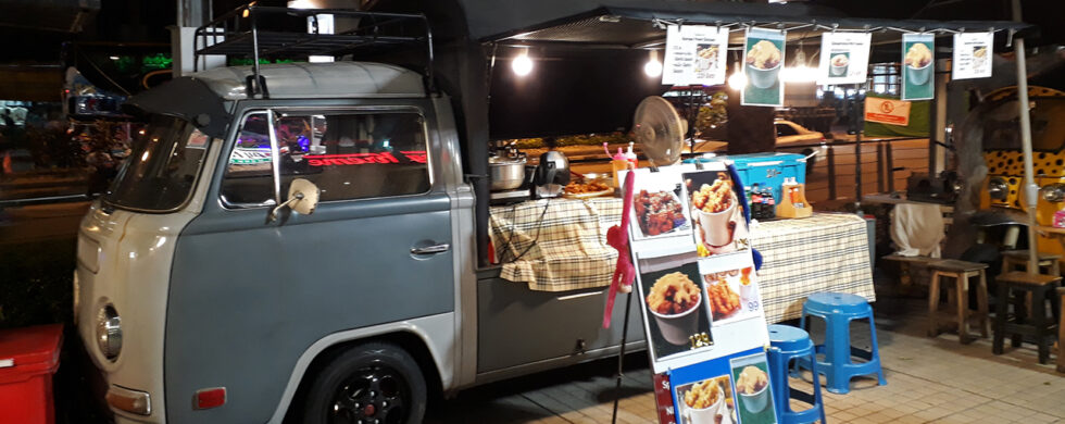 Volkswagen T2a Food Truck Bangkok Drive-by Snapshots by Sebastian Motsch