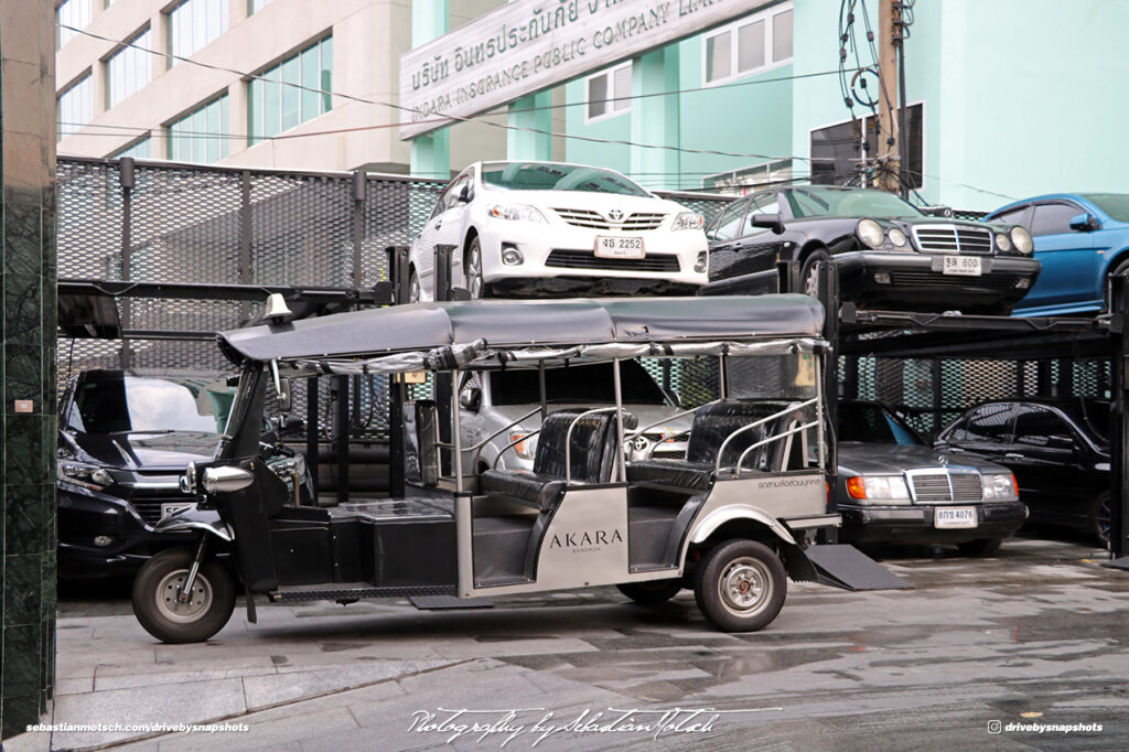 Stretched Tuktuk Bangkok Thailand Drive-by Snapshots by Sebastian Motsch