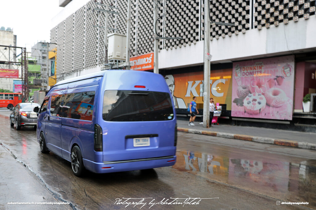 Toyota Hiace H200 Purple Bangkok Thailand Drive-by Snapshots by Sebastian Motsch