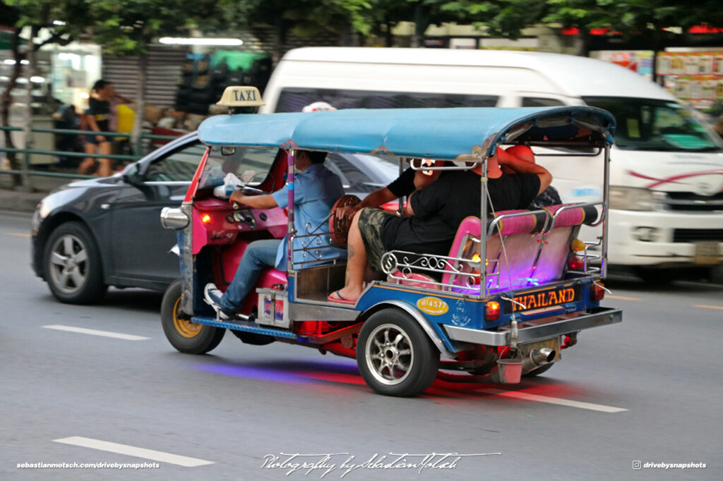 Tuk-tuk Bangkok Thailand Drive-by Snapshots by Sebastian Motsch