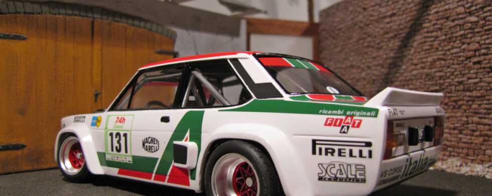 FIAT 131 Rallye Tarmac Scale Model by Sebastian Motsch