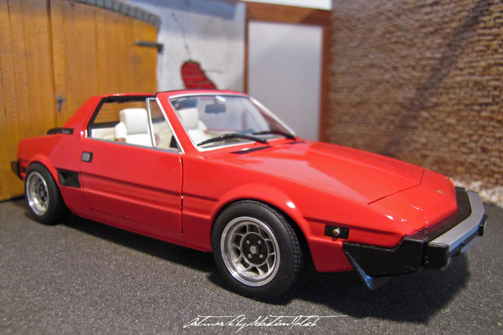 FIAT X1-9 Scale Models by Sebastian Motsch