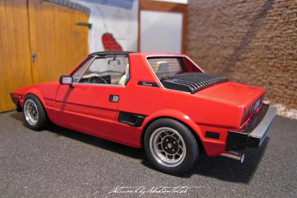 FIAT X1-9 Scale Models by Sebastian Motsch