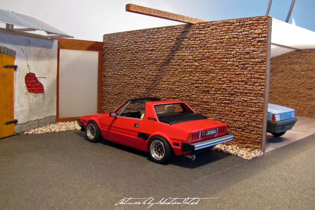 FIAT X1-9 Scale Models by Sebastian Motsch