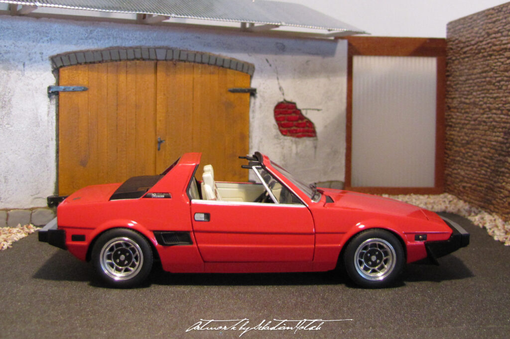FIAT X1-9 Scale Models by Sebastian Motsch