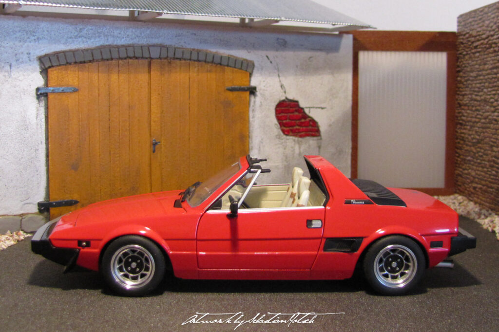 FIAT X1-9 Scale Models by Sebastian Motsch