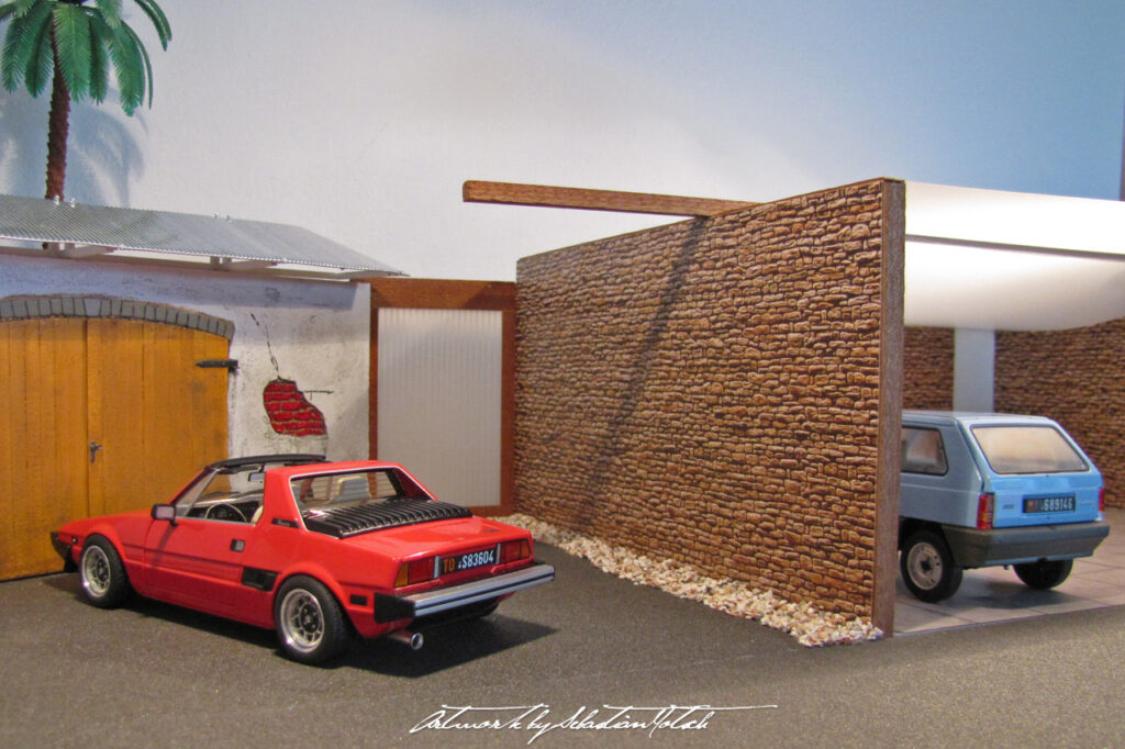 FIAT X1-9 Scale Models by Sebastian Motsch