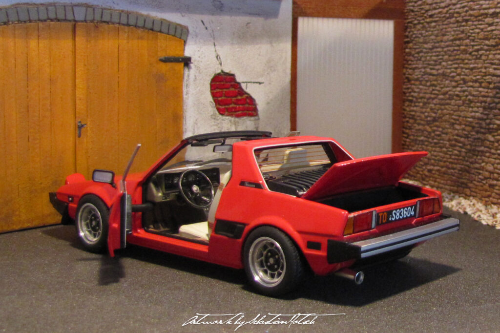 FIAT X1-9 Scale Models by Sebastian Motsch
