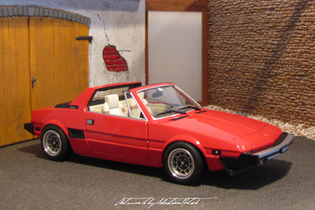 FIAT X1-9 Scale Models by Sebastian Motsch
