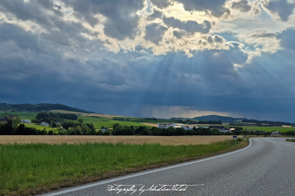 Austria Gmund to Schärding Storm Clouds Photography by Sebastian Motsch