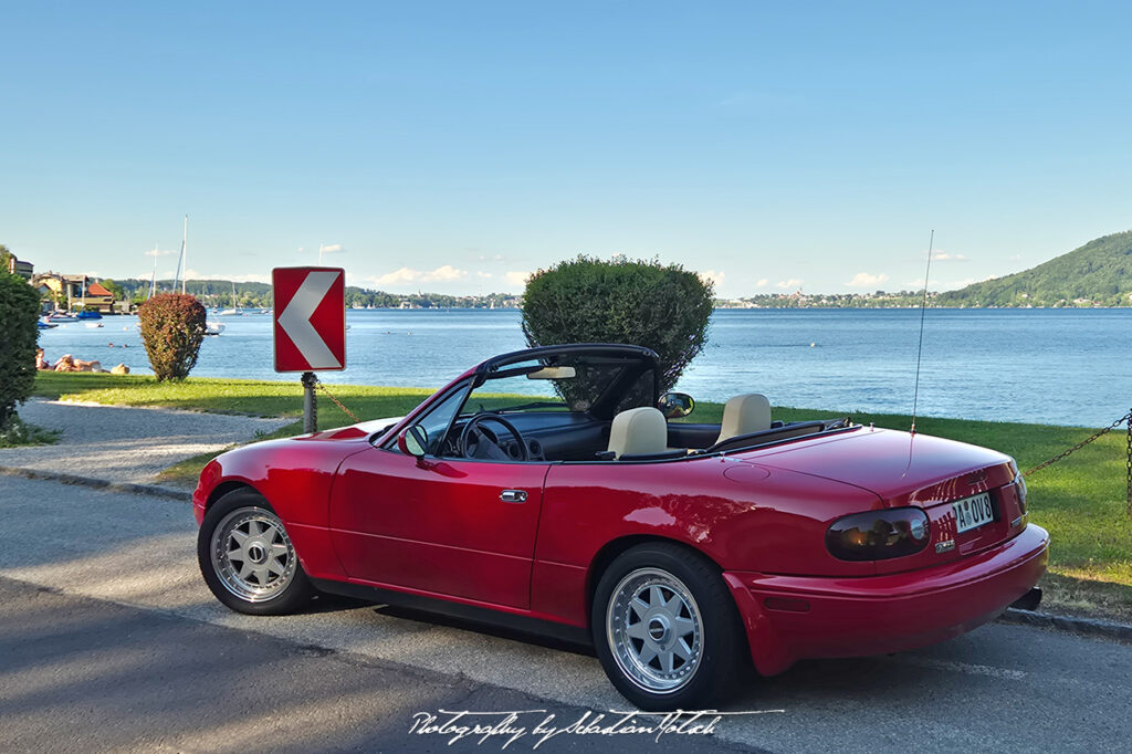 Mazda Miata NA Attersee Austria Photography by Sebastian Motsch