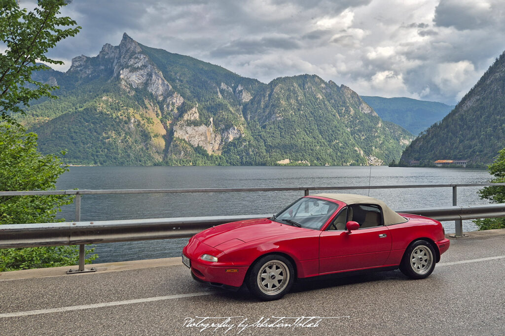 Mazda Miata NA Austria Traunsee Photography by Sebastian Motsch