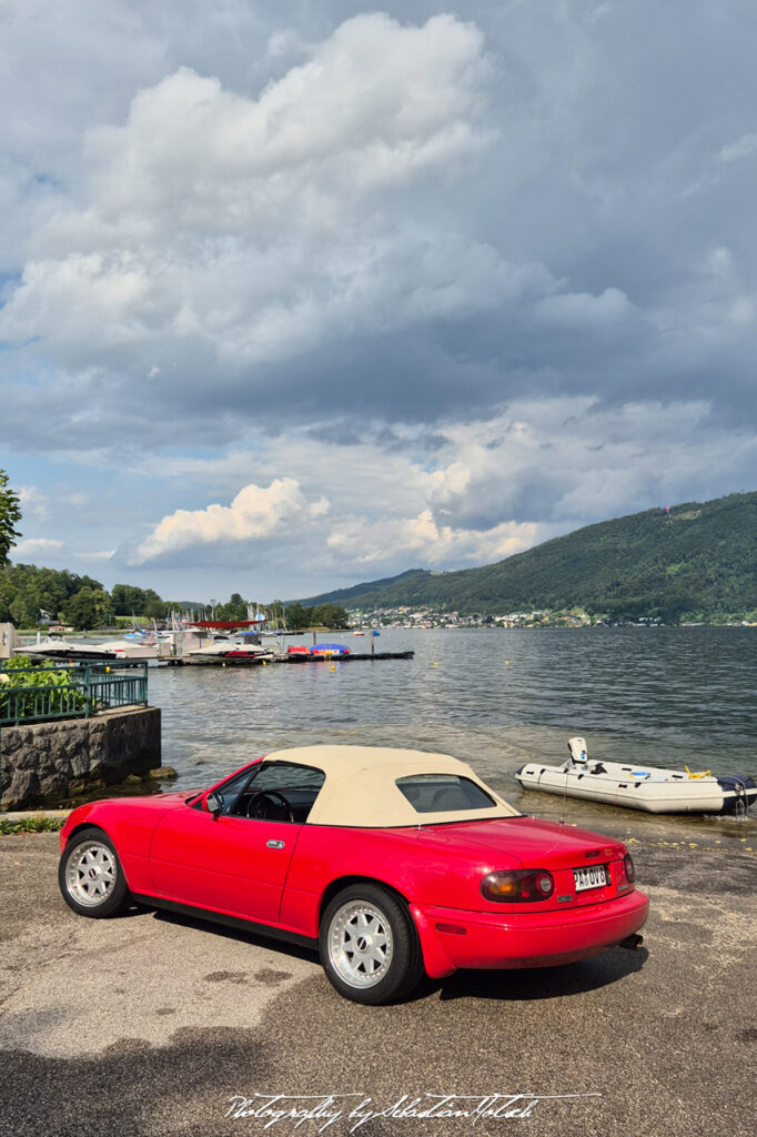 Mazda Miata NA Austria Traunsee closed Photography by Sebastian Motsch