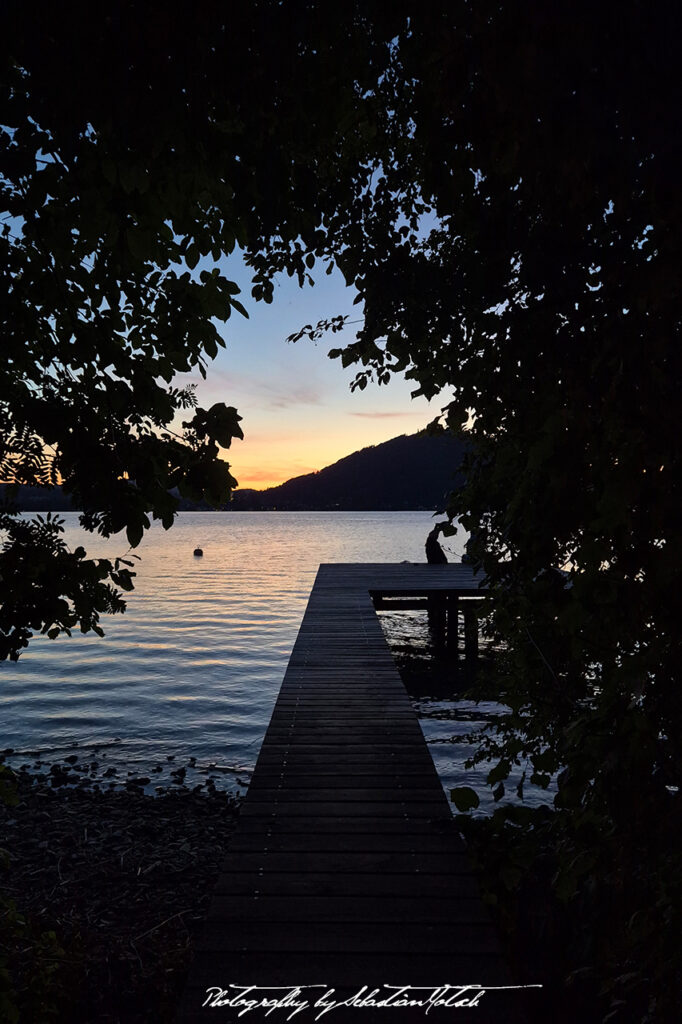 Weyregg Attersee Austria Camp Sunset Jetty Photography by Sebastian Motsch