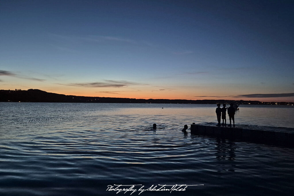 Weyregg Attersee Austria Camp Sunset People Photography by Sebastian Motsch