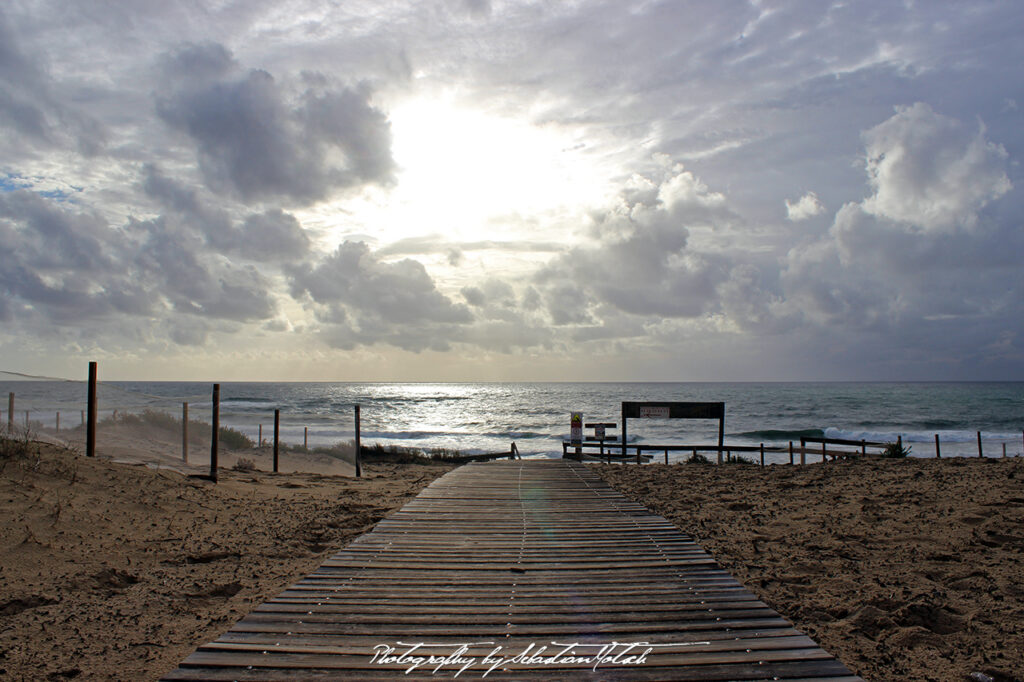 2015-09-17 Cap Homy Plage Path Sunset Photo by Sebastian Motsch