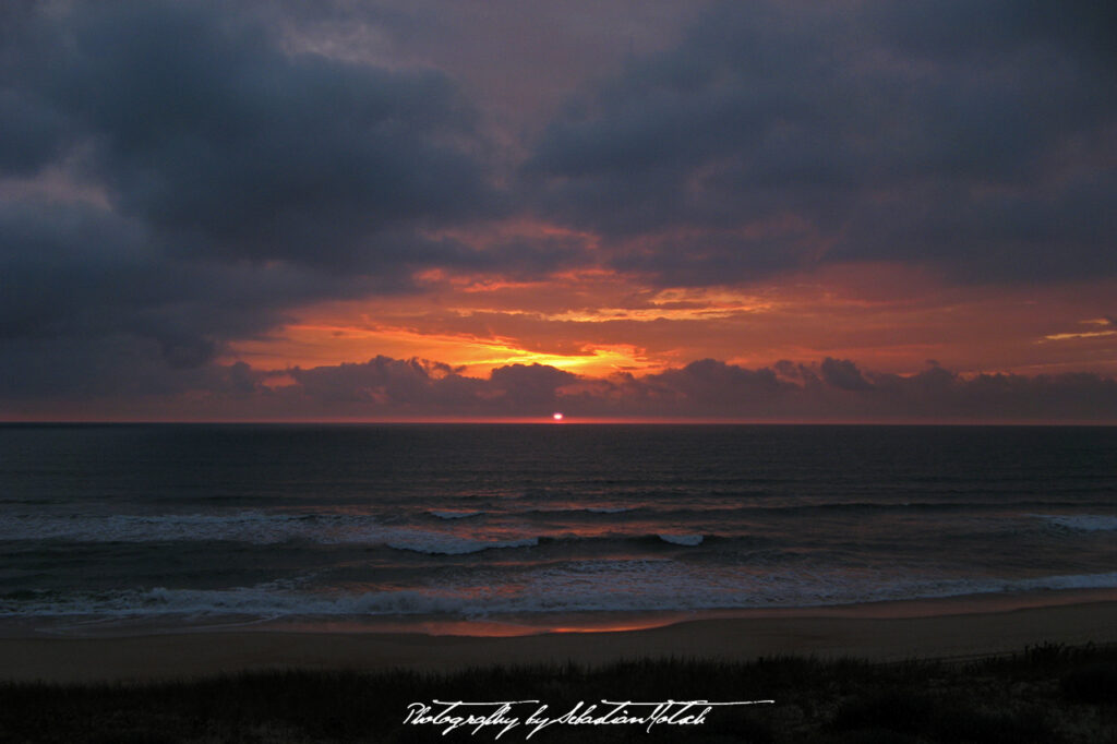 2007 Sunset Contis Plage France Photography by Sebastian Motsch
