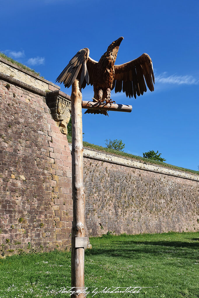 2022-04-17 France Neuf-Brisach Eagle Statue Photography by Sebastian Motsch