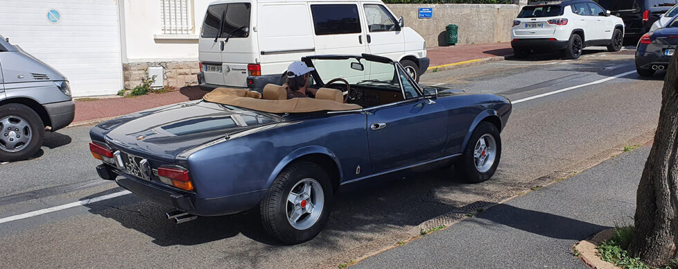 FIAT 124 Spider Biarritz France Drive-by Snapshots by Sebastian Motsch