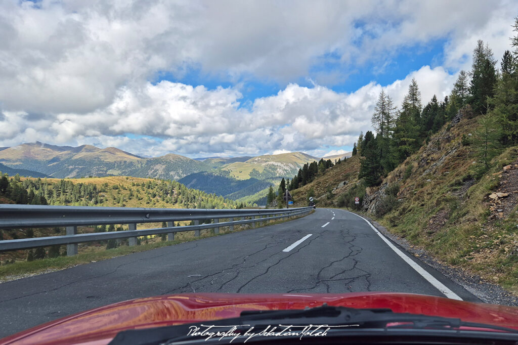 Mazda Miata NA Nockalmstraße Panorama Austria Photography by Sebastian Motsch