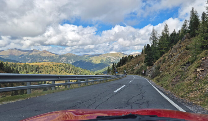 Mazda Miata NA Nockalmstraße Panorama Austria Photography by Sebastian Motsch